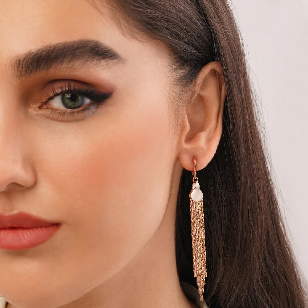 گوشواره شوپینگ طلایی