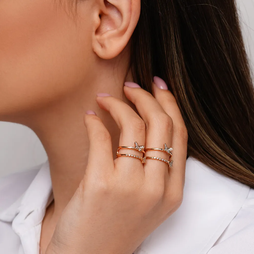 انگشتر شوپینگ طلایی