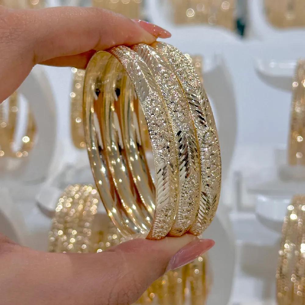 تصویر النگو زنانه 8 میل طلایی ضمانتی کد 789