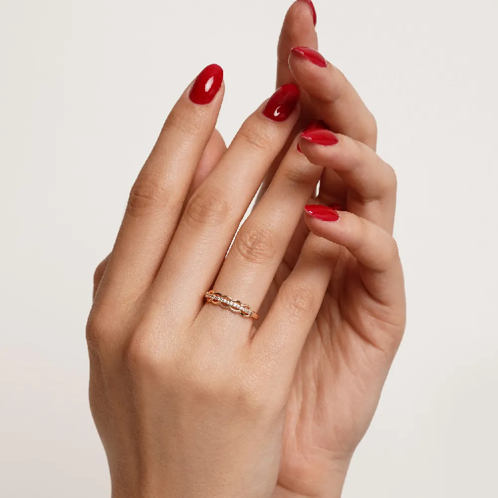 انگشتر شوپینگ طلایی