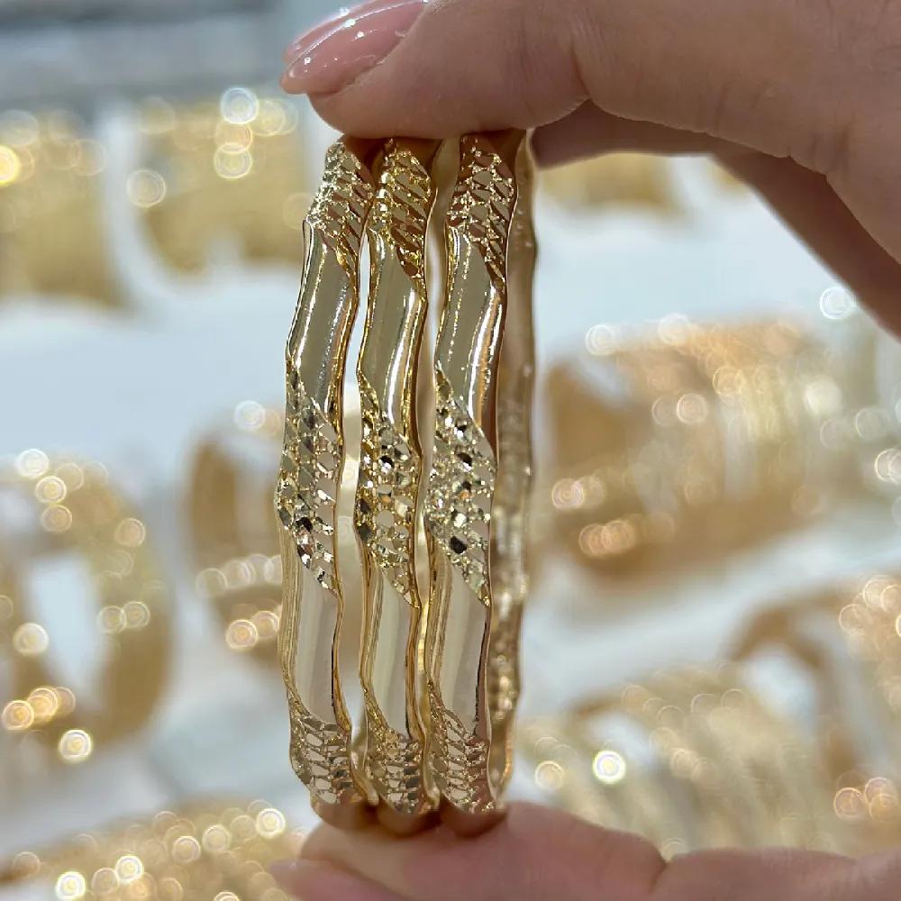 تصویر النگو فیوژن 5 میل طرح طلا ضمانتی  کد8888