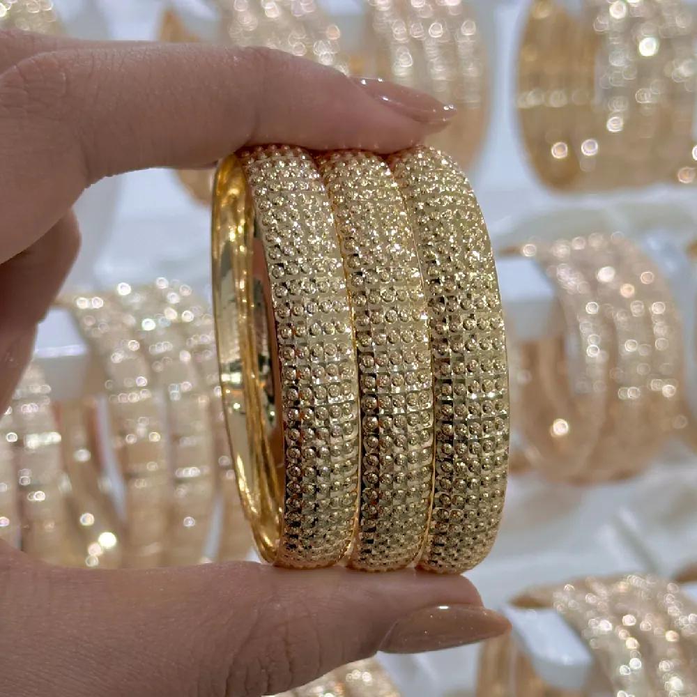 النگو زنانه 1سانت طلایی ضمانتی بسته سه عددی