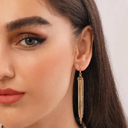 گوشواره شوپینگ طلایی