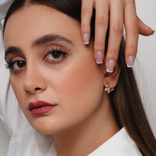 گوشواره شوپینگ حلقه ای طلایی
