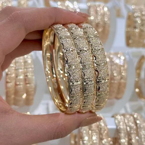 النگو 1 سانت زتانه طلایی ضمانتی کد(1006) پک 3 عددی 