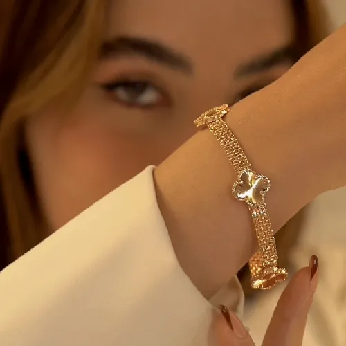 دستبند YSX ونکلیف طلایی