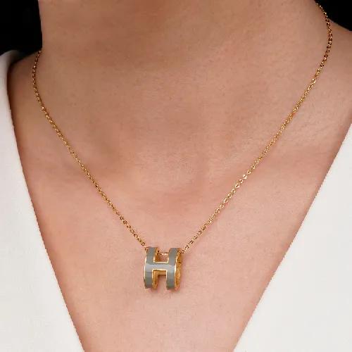 گردنبند هرمس استیل 304 طلایی45 سانت