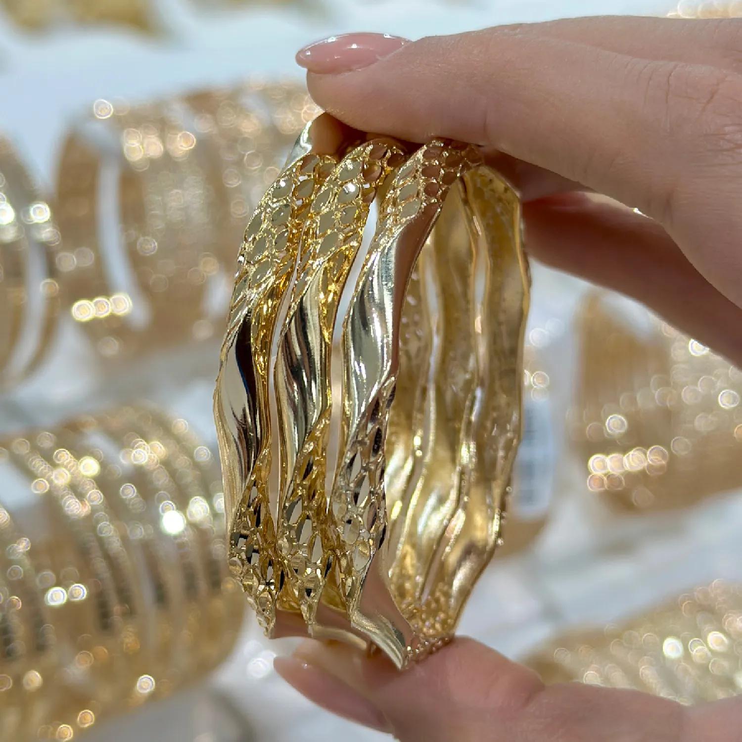 النگو فیوژن 6 میل طرح طلا ضمانتی کد 7777