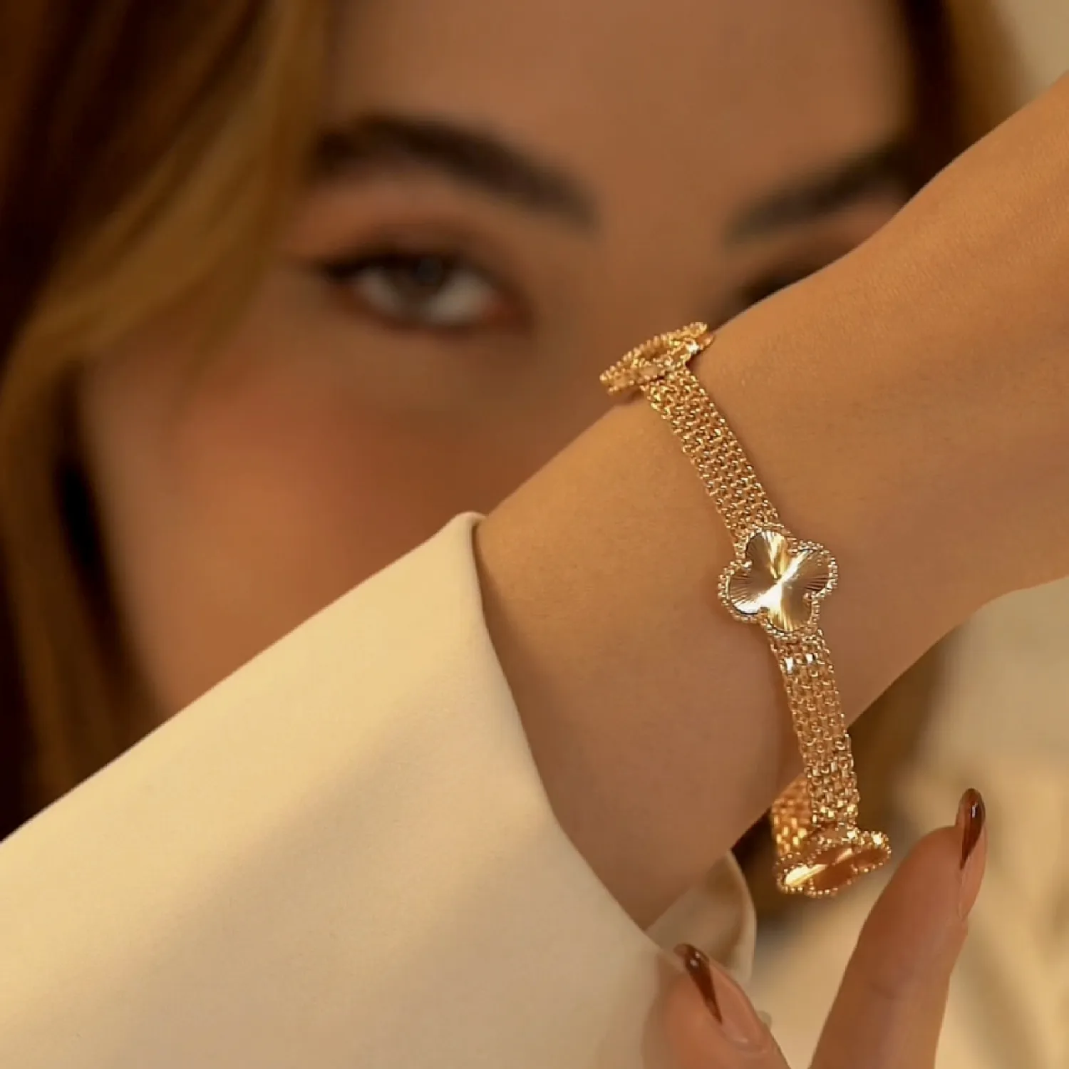 دستبند YSX ونکلیف طلایی