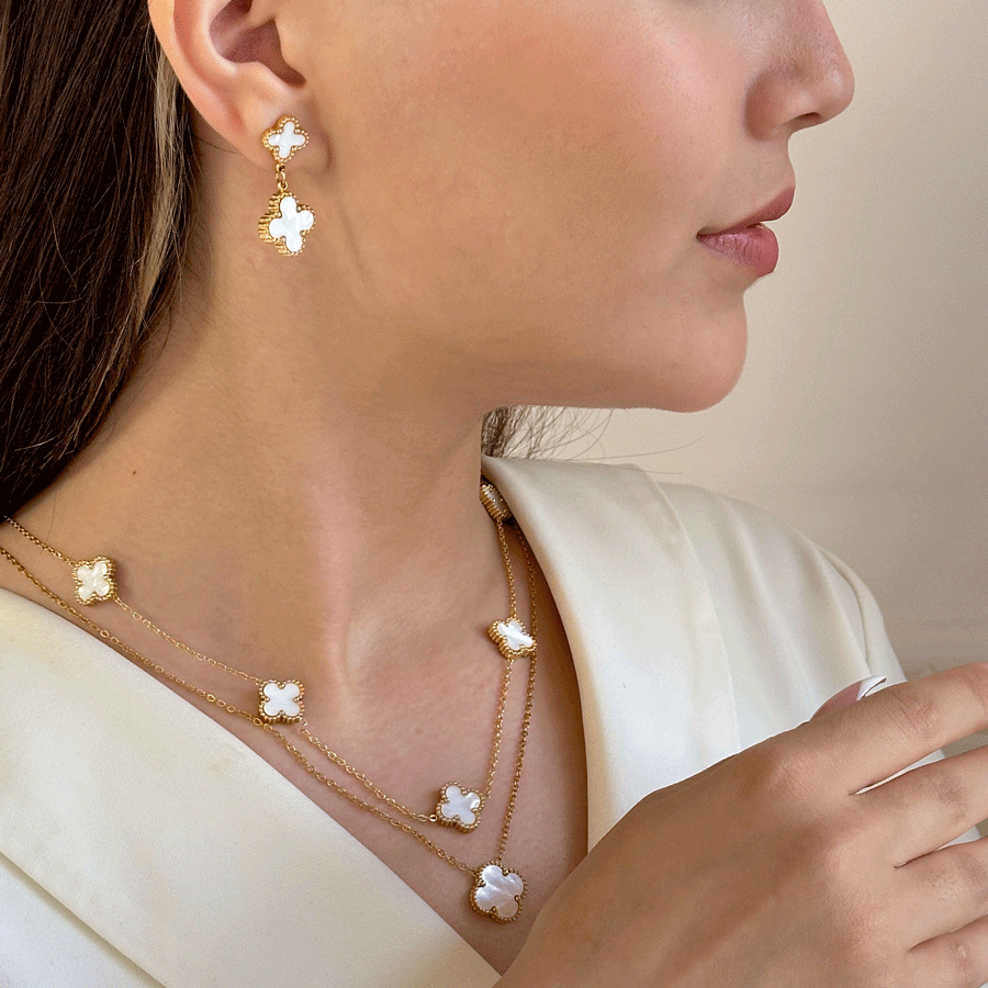 تصویر ست ونکلیف صدفی