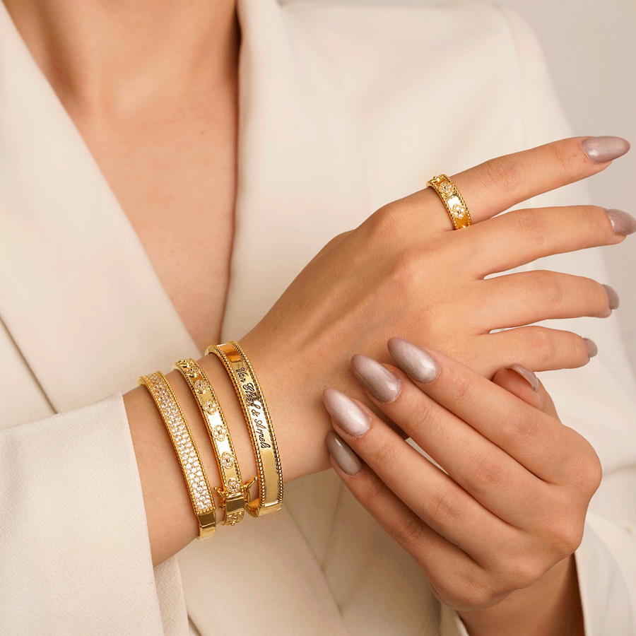 تصویر ست ترندی دستبند های ونکلیف