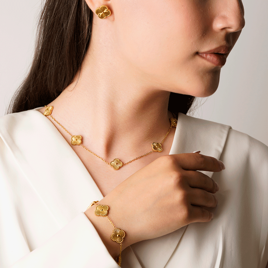 تصویر ست ونکلیف پنج گل طلایی