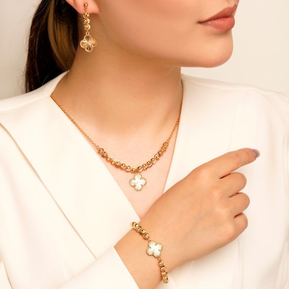 تصویر سرویس YSX ون کلیف (Van cleef) توپی طلایی