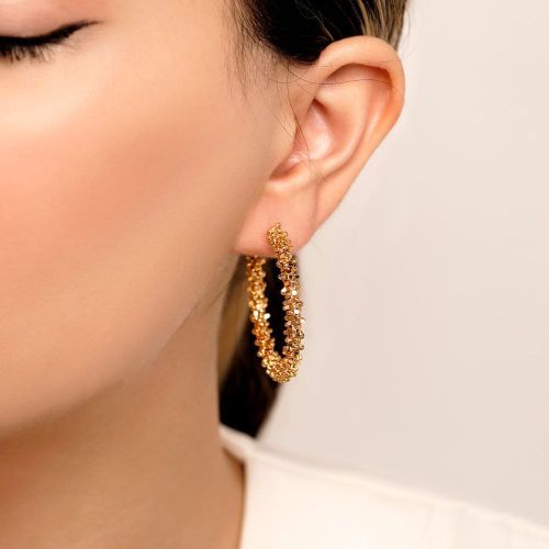 گوشواره YSX میخی طلایی