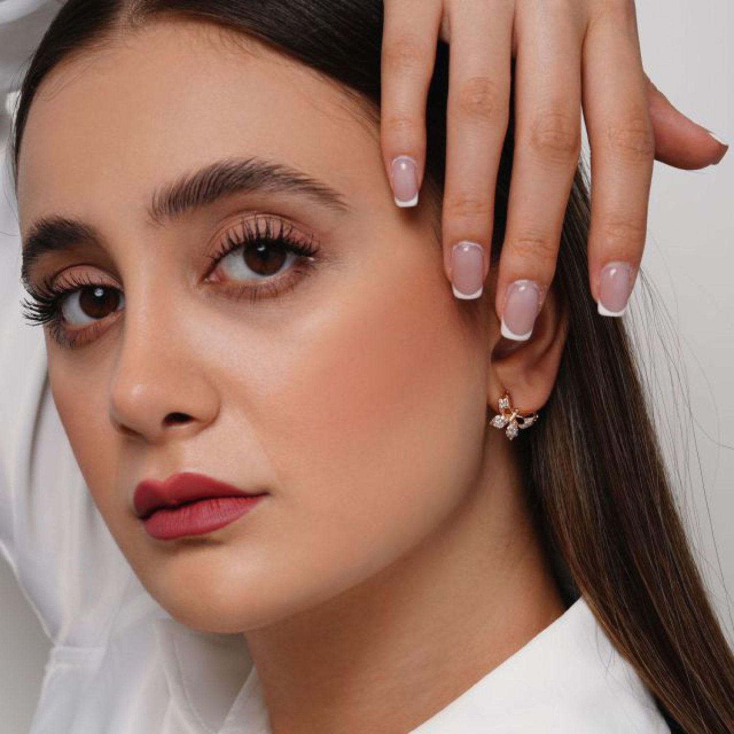 گوشواره شوپینگ حلقه ای طلایی